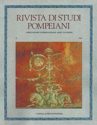 Cover image for Rivista Di Studi Pompeiani 10/1999