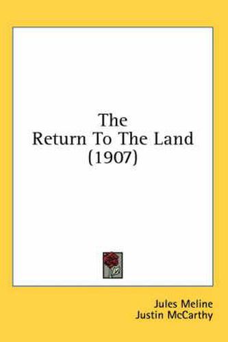 Cover image for The Return to the Land (1907)