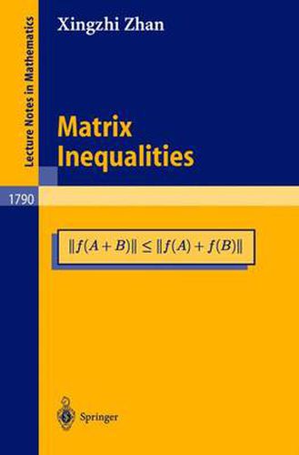Cover image for Matrix Inequalities