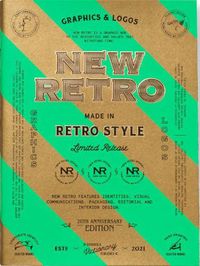 Cover image for NEW RETRO: 20th Anniversary Edition: Graphics & Logos in Retro Style