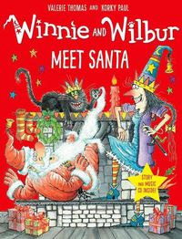 Cover image for Winnie and Wilbur Meet Santa with audio CD
