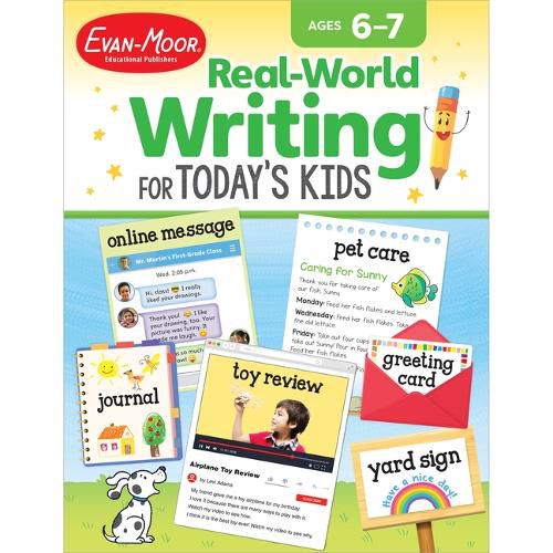 Cover image for Real-World Writing Activities for Today's Kids, Ages 6-7