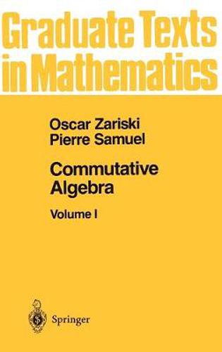 Cover image for Commutative Algebra I