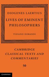 Cover image for Diogenes Laertius: Lives of Eminent Philosophers