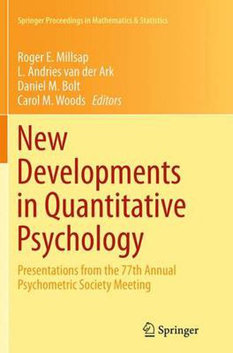 Cover image for New Developments in Quantitative Psychology: Presentations from the 77th Annual Psychometric Society Meeting