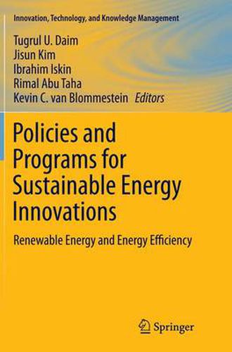 Cover image for Policies and Programs for Sustainable Energy Innovations: Renewable Energy and Energy Efficiency