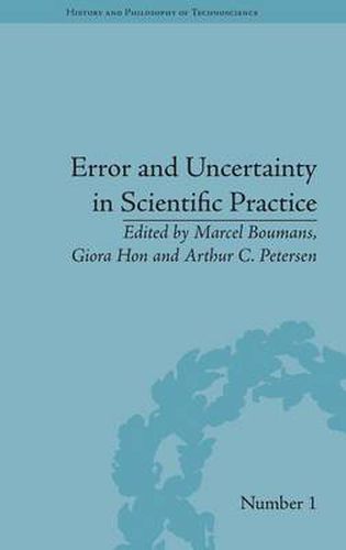 Cover image for Error and Uncertainty in Scientific Practice