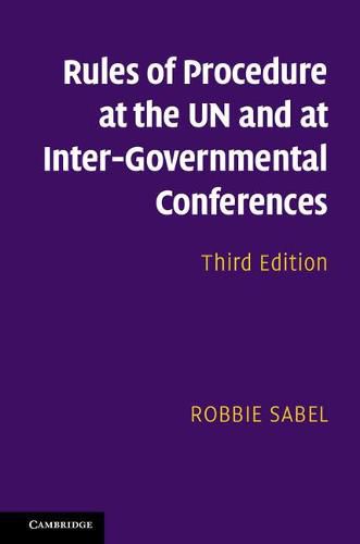 Cover image for Rules of Procedure at the UN and at Inter-Governmental Conferences