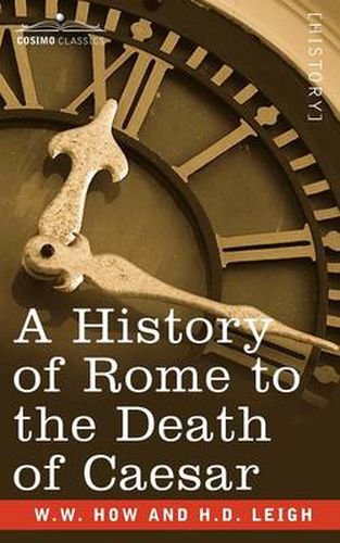 Cover image for A History of Rome to the Death of Caesar