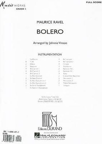 Cover image for Bolero