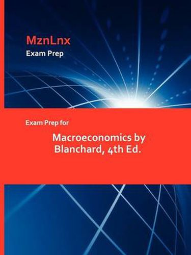 Cover image for Exam Prep for Macroeconomics by Blanchard, 4th Ed.