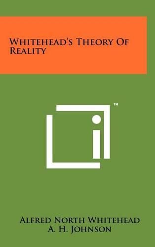 Whitehead's Theory of Reality