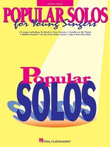 Cover image for Popular Solos for Young Singers