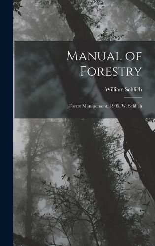 Cover image for Manual of Forestry