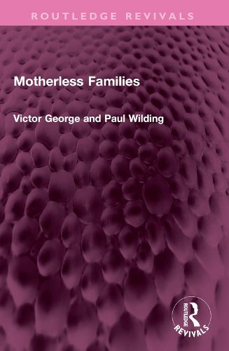 Cover image for Motherless Families