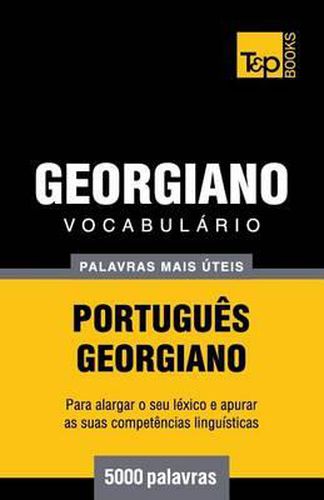 Cover image for Vocabulario Portugues-Georgiano - 5000 palavras mais uteis
