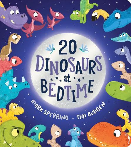 Cover image for Twenty Dinosaurs at Bedtime (BB)