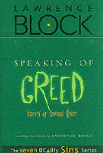 Cover image for Speaking of Greed: Stories of Envious Desire