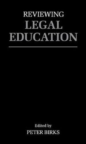 Cover image for Reviewing Legal Education