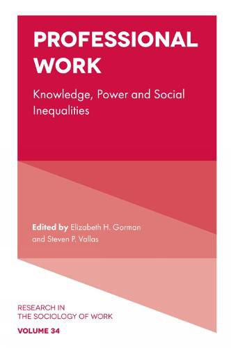 Cover image for Professional Work: Knowledge, Power and Social Inequalities