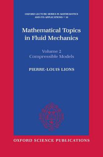 Cover image for Mathematical Topics in Fluid Mechanics