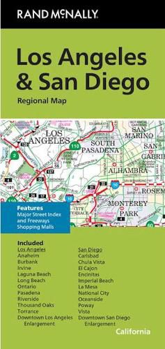 Cover image for Rand McNally Folded Map: Los Angeles & San Diego Regional Map