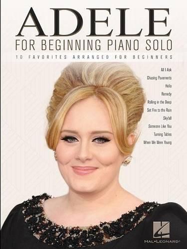 Cover image for Adele for Beginning Piano Solo: 10 Favorites