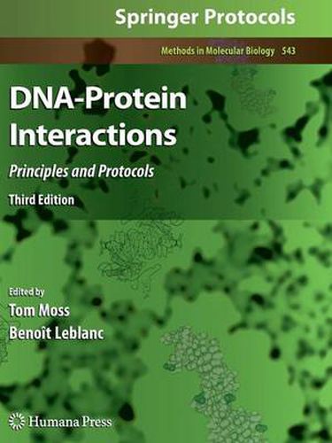 Cover image for DNA-Protein Interactions: Principles and Protocols, Third Edition