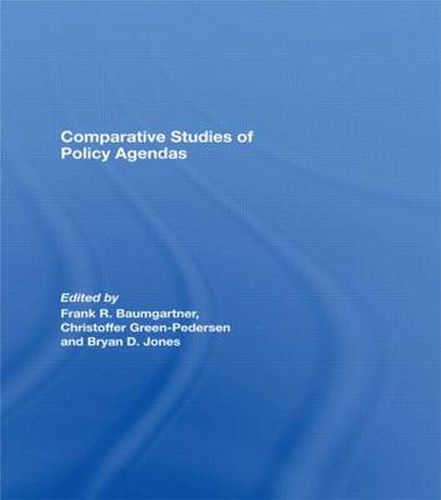 Cover image for Comparative Studies of Policy Agendas