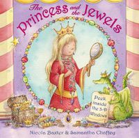 Cover image for Princess & The Jewels: Peek inside the 3-D windows