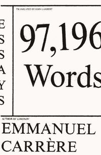 Cover image for 97,196 Words: Essays