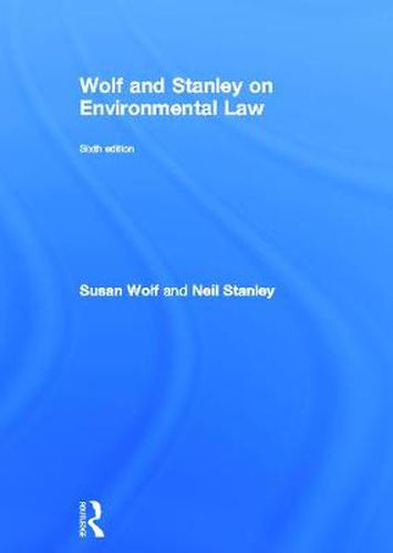 Cover image for Wolf and Stanley on Environmental Law