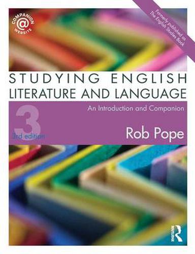 Cover image for Studying English Literature and Language: An Introduction and Companion