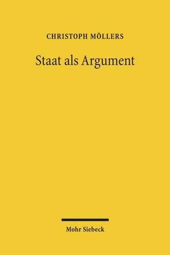Cover image for Staat als Argument