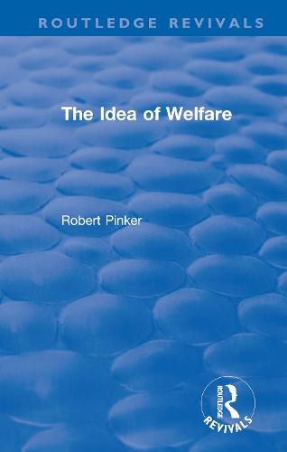 Cover image for The Idea of Welfare