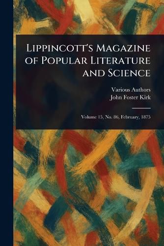 Cover image for Lippincott's Magazine of Popular Literature and Science