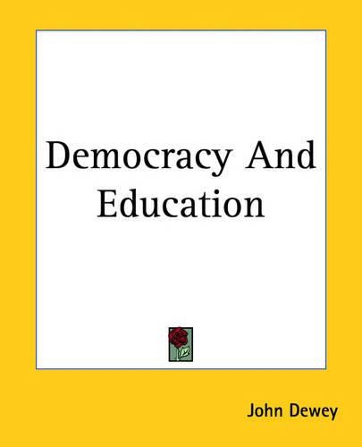 Cover image for Democracy And Education