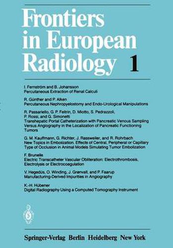 Frontiers in European Radiology