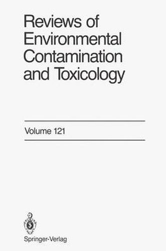 Cover image for Reviews of Environmental Contamination and Toxicology: Continuation of Residue Reviews