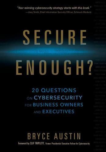 Cover image for Secure Enough?: 20 Questions on Cybersecurity for Business Owners and Executives