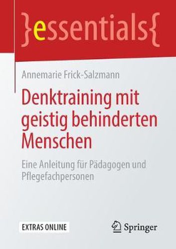 Cover image for Denktraining mit geistig behinderten Menschen: Eine Anleitung fur Padagogen und Pflegefachpersonen