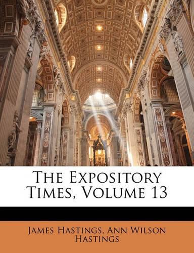 Cover image for The Expository Times, Volume 13