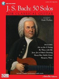 Cover image for J.S. Bach - 50 Solos for Classical Guitar