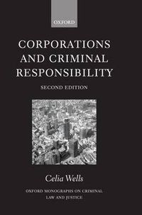 Cover image for Corporations and Criminal Responsibility