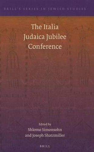 The Italia Judaica Jubilee Conference