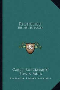 Cover image for Richelieu: His Rise to Power