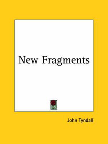 Cover image for New Fragments (1897)