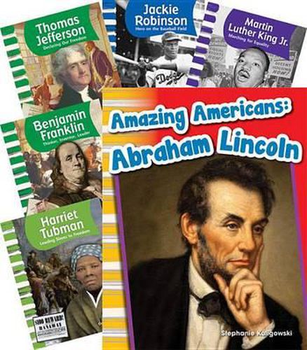 Cover image for Famous Americans 6-Book Set (Primary Source Readers: Us History)