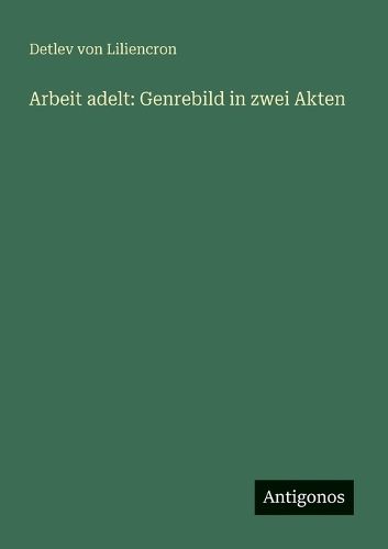 Cover image for Arbeit adelt