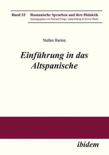 Cover image for Einf hrung in das Altspanische.